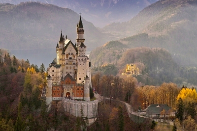 Neuschwanstein Castle of King Ludwig II of Bavaria