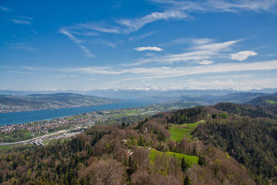 Zürichsee vom Uetliberg