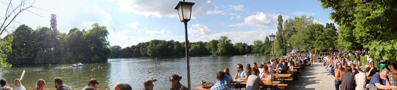 Biergarten Kleinhesseloher See München