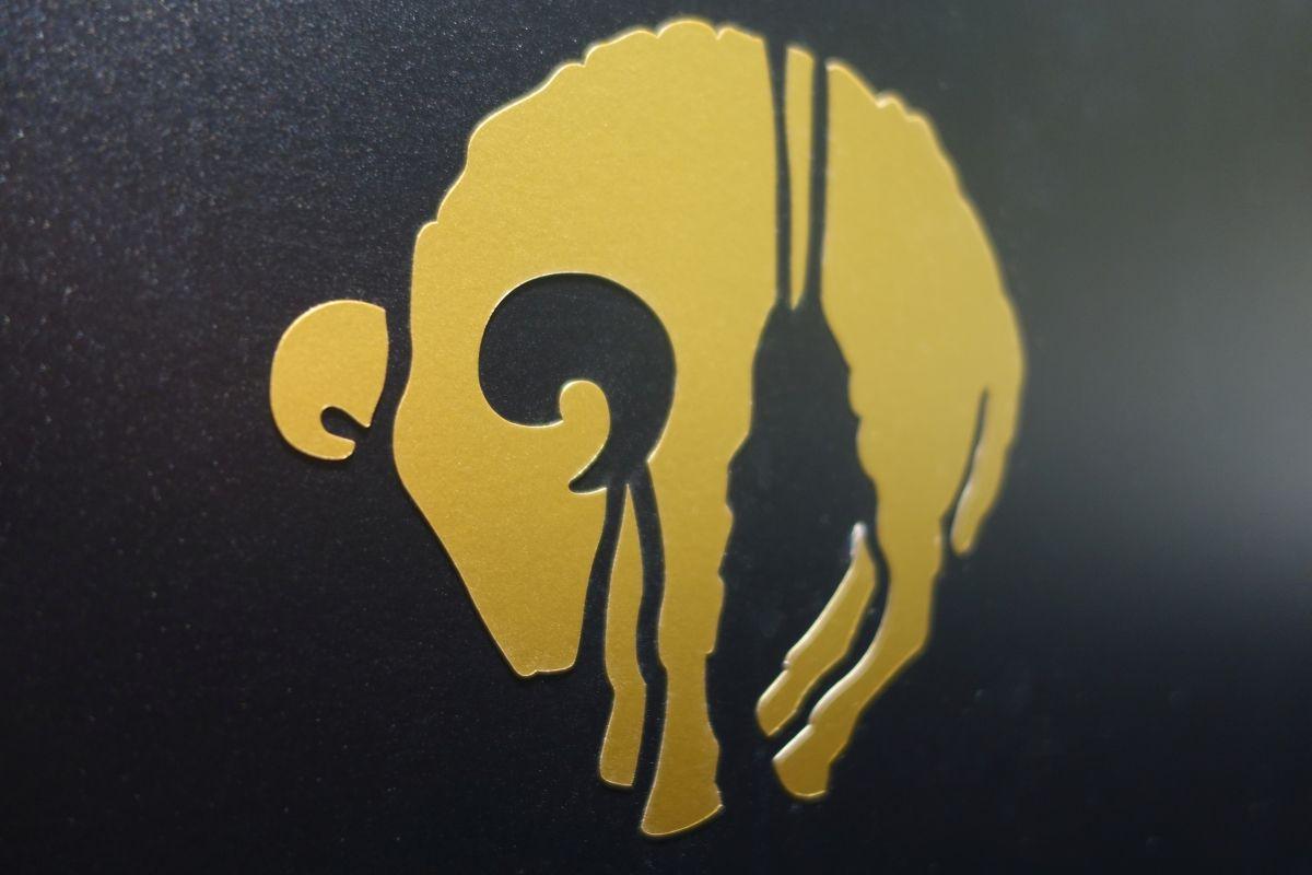 Logo aus Goldfolie - matogo Messebau Specials